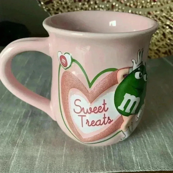 M&M vintage ceramic mug. Valentine gift. - Picture 2 of 4